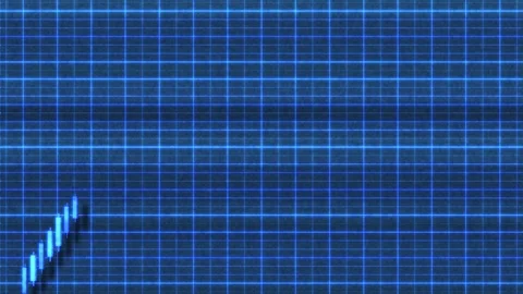 4K Bullish Rectangle Sci-Fi Stock Chart Pattern 1 Stock Footage 107134744