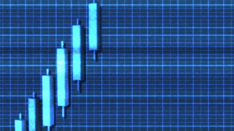 4K Bullish Rectangle Sci-Fi Stock Chart Pattern 2 Stock Footage 107134789