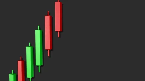 4K Bullish Rectangle Stock Chart Pattern 6 Stock Footage 106805371