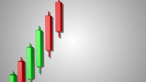 4K Bullish Rectangle Stock Chart Pattern 5 Stock Footage 106805377