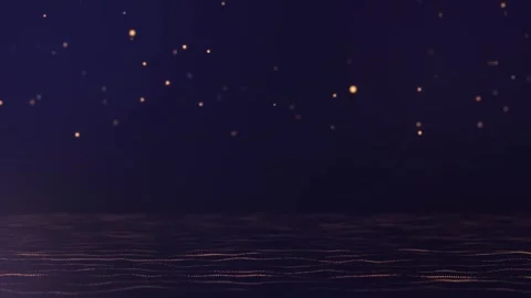 4k burning particles falling at night Video stock 257798344