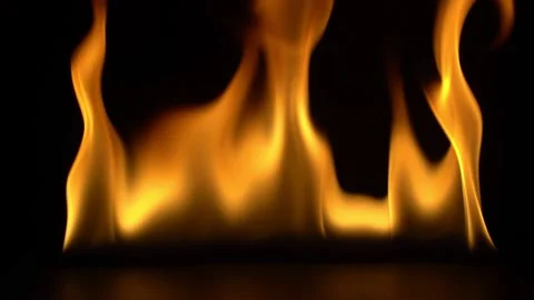 4K burning power of the flame, Flames and burning sparks close-up 스톡 동영상 213488213