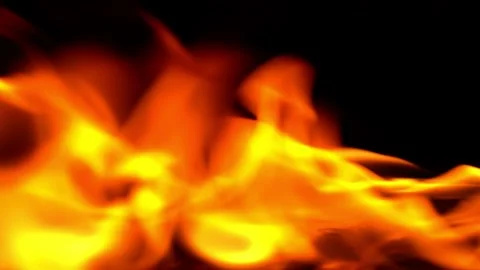 4K burning power of the flame, Flames and burning sparks close-up Stock Footage 238839220