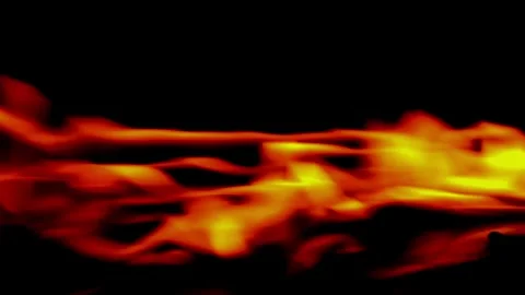 4K burning power of the flame, Flames and burning sparks close-up Stock Footage 245961882