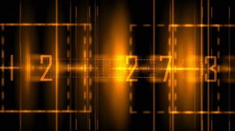4k Business digital matrix light character,fire cross rays lines number coding. Stock Footage 46777215