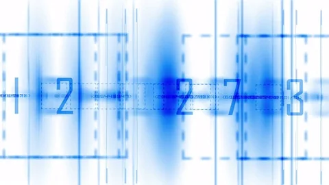 4k Business digital matrix light character fire cross rays lines number code. Vidéo 71338869