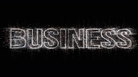 4k business word tag cloud,text design animation,binary computer code. Stock Footage 106809202