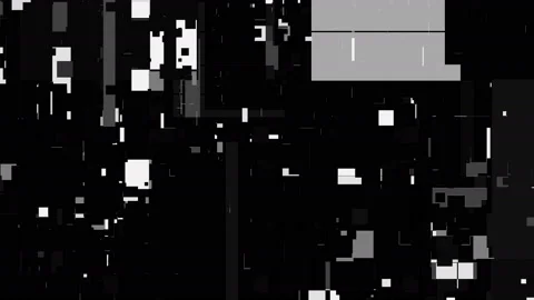 4k B&amp;W Geometric Abstract Overlay Video stock 133613565