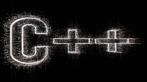 4k C++ Programming language word tag clo... | Stock Video | Pond5