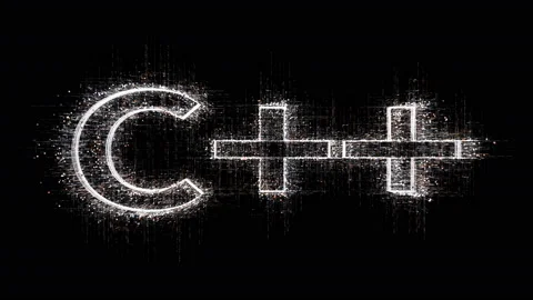 4k C++ Programming language word tag clo... | Stock Video | Pond5