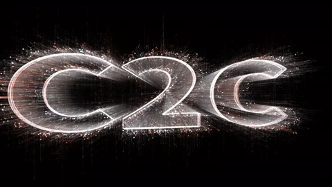 4k C2C word tag cloud,binary computer code. 库存影片 111568241