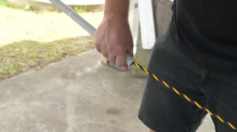 4k Cable Pulling Stock Footage 40303020