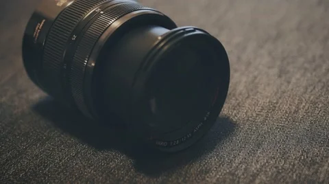  4k - Camera lens close up panning Stock Footage 59760886