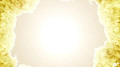 4k camera move a radiant sunburst illuminates a cloudy sky, creating a dramatic  Video stock 292589636