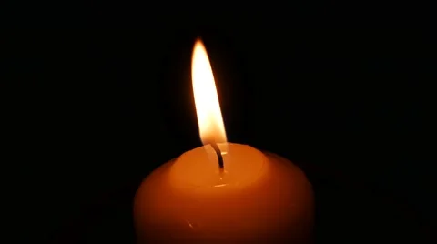 4K of candle light in night time 库存影片 68089099