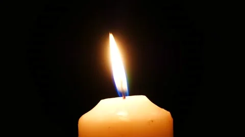 4K of candle light in night time Stock-Footage 68089320