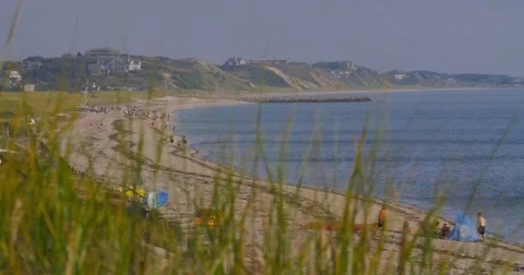 4k Cape Cod Shoreline  Stock Footage 70920216