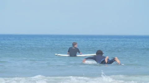 4k Cape Cod Surfers Stock Footage 66074604