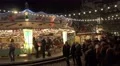 4k Carousel at Christmas market in historic city with cathedral 4k or 4k+ Resolution