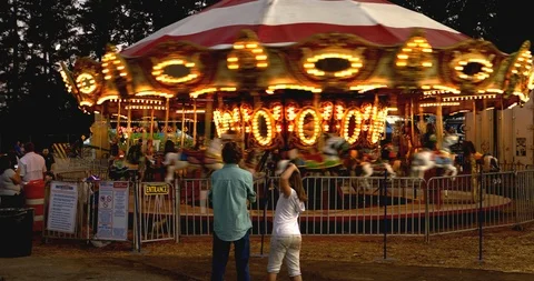 4K Carousel Timelapse Stock Footage 89422231