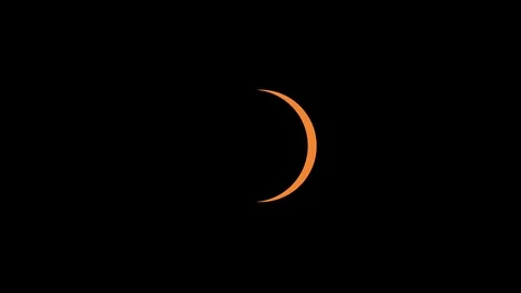 4K  Cartoon Solar Eclipse |Loopable Stock Footage 108021982