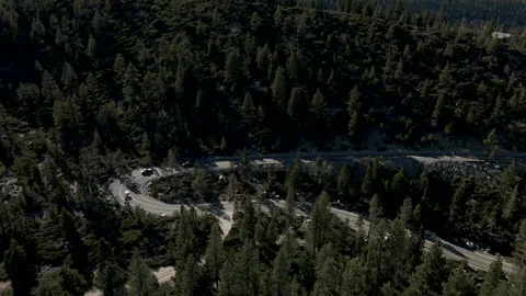 4K Cascade Lake Emerald Bay Road footage Video stock 133756411