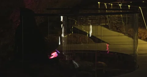 4K Cave museum interior Stock Footage 45733609