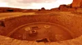 4K Chaco Culture 03 Time Lapse Pueblo Bonito Native American Ruins Sunset 4k or 4k+ Resolution
