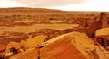 4K Chaco Culture 18 Pueblo Bonito Native American Ruins Raining 4k or 4k+ Resolution