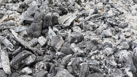 4k Charcoal Background Rotation Stock Footage 89567906