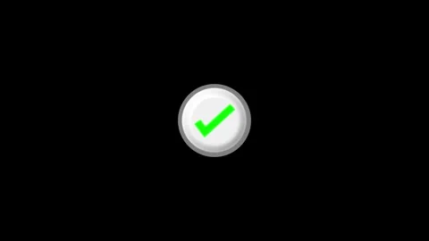 4k Check mark animation on background. Stock Footage 332959942