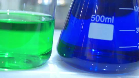 4k chemical solution lab formulation Stock Footage