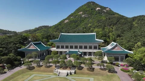 4K Cheong Wa Dae Timelapse – Seoul’s Presidential Landmark 06/17/2023 Stock Footage 304291778