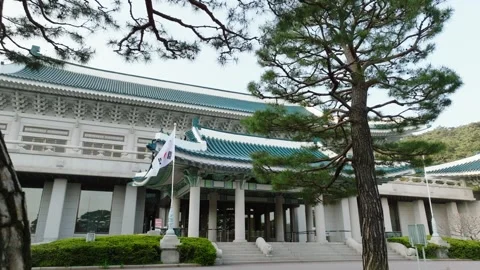 4K Cheong Wa Dae Timelapse – Seoul’s Presidential Landmark 06/17/2023 Stock Footage 304516585