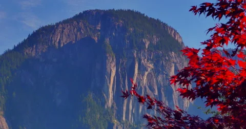 4K The Chief Mountain, Squamish British Columbia, Canada Stock Footage 41537093