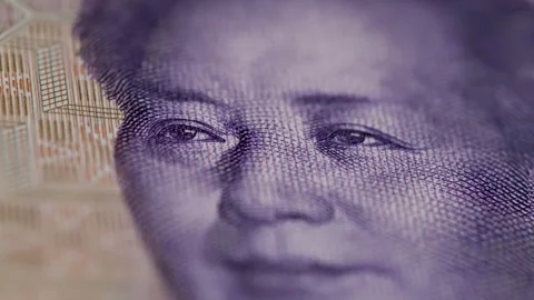 4K China Bank note close up Panning shot. Economy, Currency and Wealth Stock Footage 270753624