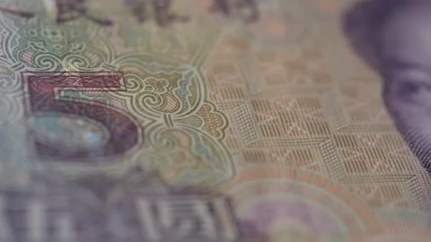 4K China Bank note close up Panning shot. Economy, Currency and Wealth Stock Footage 270753833