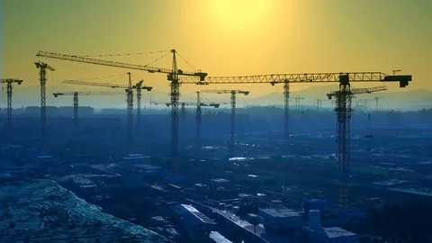 4K CHINA construction site Stock-Footage 119709911