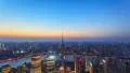 4K: China Shanghai Skyline, Day to Night. TimeLapse. 4k or 4k+ Resolution