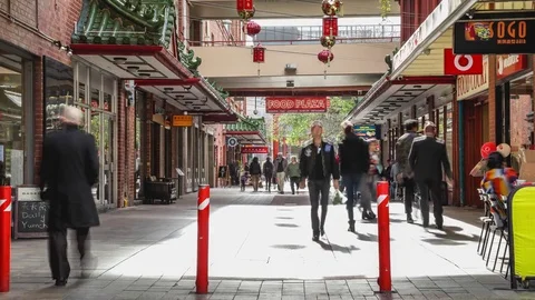 4K China Town TImelapse Stock Footage 76992563