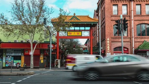 4K China Town Timelapse Stock Footage 76992565