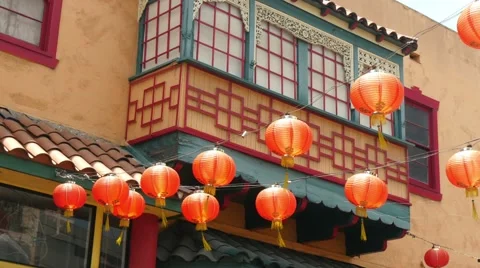4K Chinese Lanterns Stock Footage 50546387