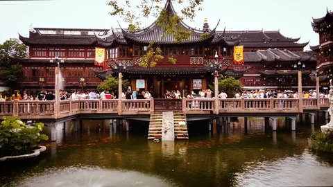 4k Chinese temple time lapse 库存影片 111901512