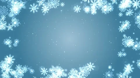 4K Christmas Corner frame and border with copy space loop Background Stock Footage 157875189