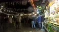 4k Christmas market with chains-of-light and carousel panning 4k or 4k+ Resolution