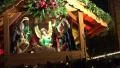 4k Christmas market decoration with crib nativity set 4k or 4k+ Resolution