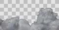 4K Cine 24p pre-keyed cumulus cloud motion for effects 1 4k or 4k+ Resolution
