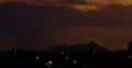 4K Cine 24p rain cell moves by leaves sunset colors time lapse 4k or 4k+ Resolution