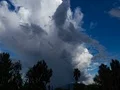4K Cine dramatic storm building rainbow approach time lapse 4k or 4k+ Resolution