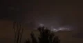 4K Cine Dry lightning storm in the clouds with up strikes time lapse slower 4k or 4k+ Resolution